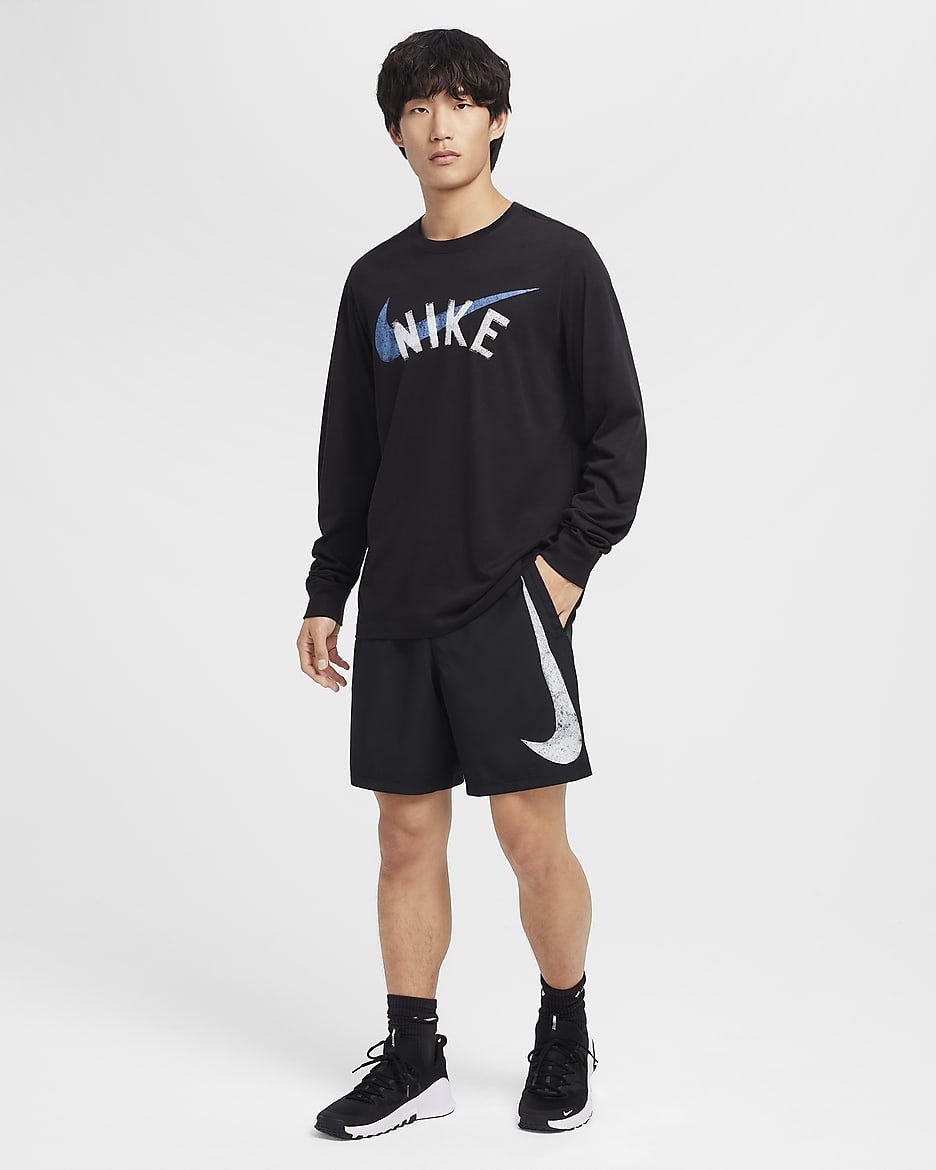 ナイキ フォーム スウッシュ メンズ Dri-FIT 18cm バーサタイル ショートパンツ